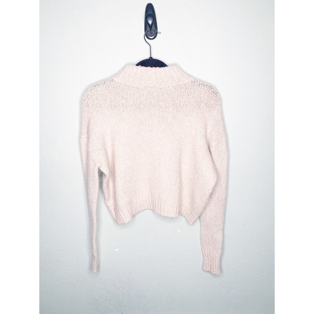 American Eagle Wool Blend Pink Cozy Knit Sweater - Picture 8 of 9
